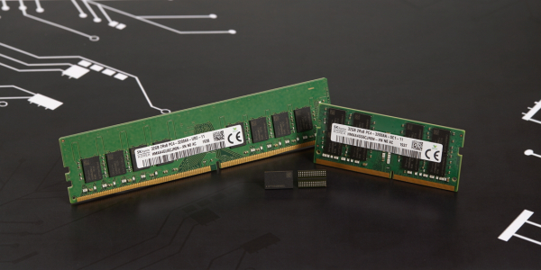 SK하이닉스가 개발한 3세대 10나노급(1z) DDR4 D램. 사진/SK하아닉스