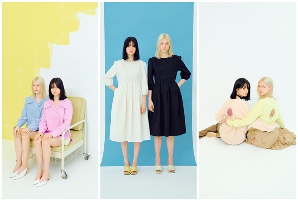 '올 봄엔 마린룩으로'  온라인 전용 브랜드 '오이아우어'의 올 봄 컬렉션. 사진/삼성물산 패션부문
