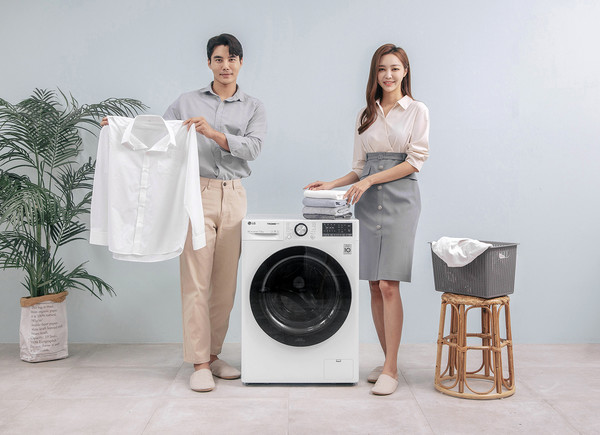 LG전자가 다음주 12KG용량 '트롬세탁기 씽큐'를 출시한다. ⓒLG전자