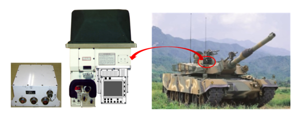 한화시스템이 기술 변경에 성공한 'K1A1전차 포수 조준경(KGPSⅡ형)' 이미지. 사진/한화시스템