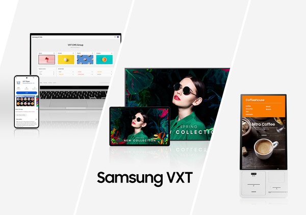 차세대 사이니지 통합 운영 플랫폼 '삼성 VXT' 소개 이미지 ⓒ삼성전자